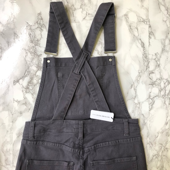 Weworewhat high rise skinny overalls - Picture 4 of 6